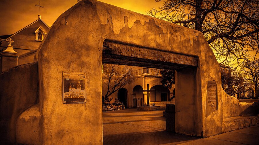 Early morning soft light made this beautiful old church a nice photo op. It's a lovely place to visit if you're in Albuquerque, NM.