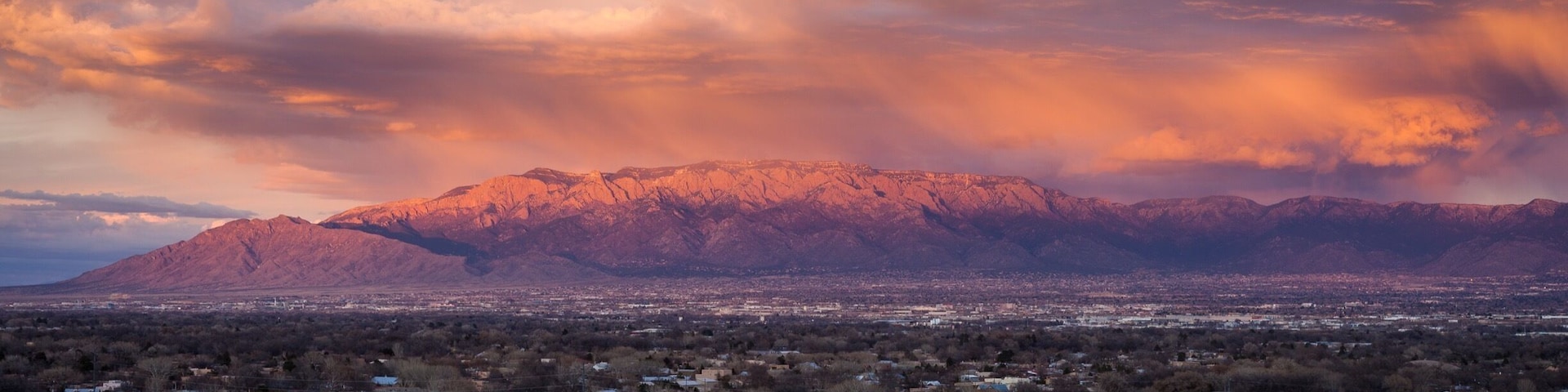 Great place overlooking the Rio Grande River with the Sandia Mountains in the background.