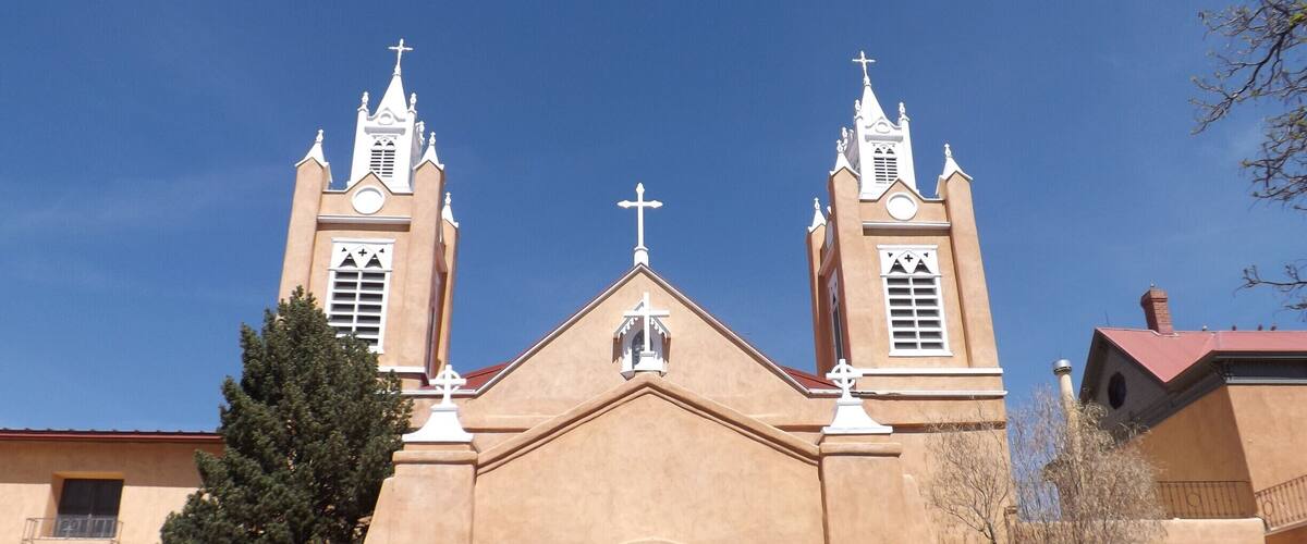 This church in Old Town Albuquerque was established in 1706.