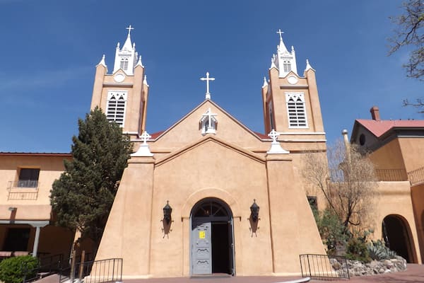 This church in Old Town Albuquerque was established in 1706.