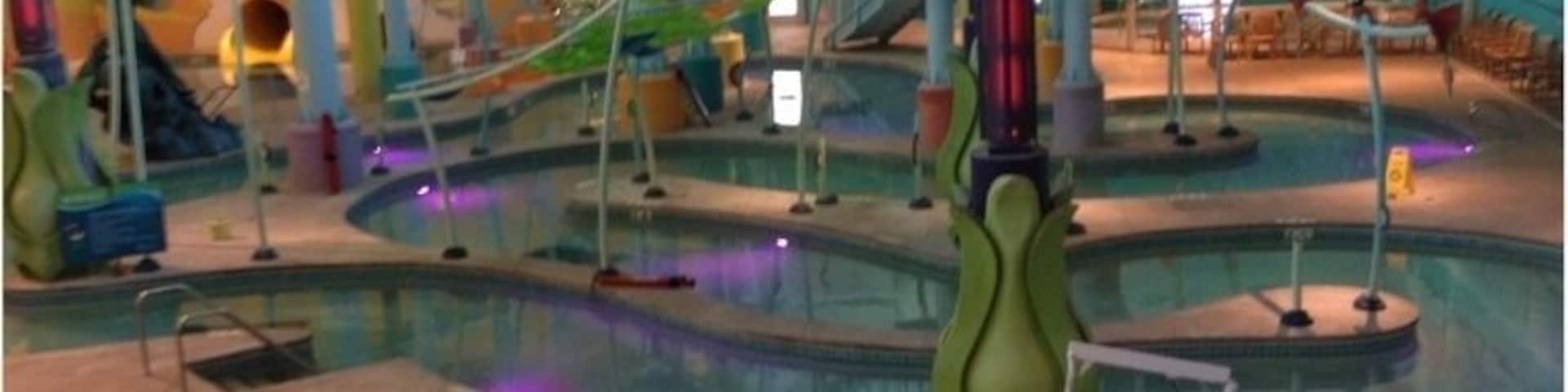 The water park at the Raddison