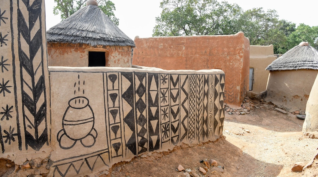 Village of Tiebele in rural Burkina Faso