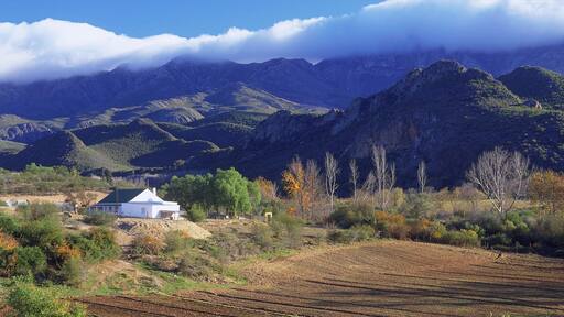 Oudtshoorn which includes landscape views, tranquil scenes and mountains