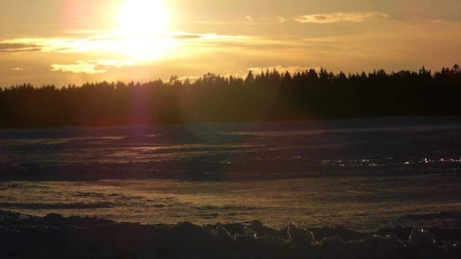 #WinterWonders Sunset, Oulu, Finland