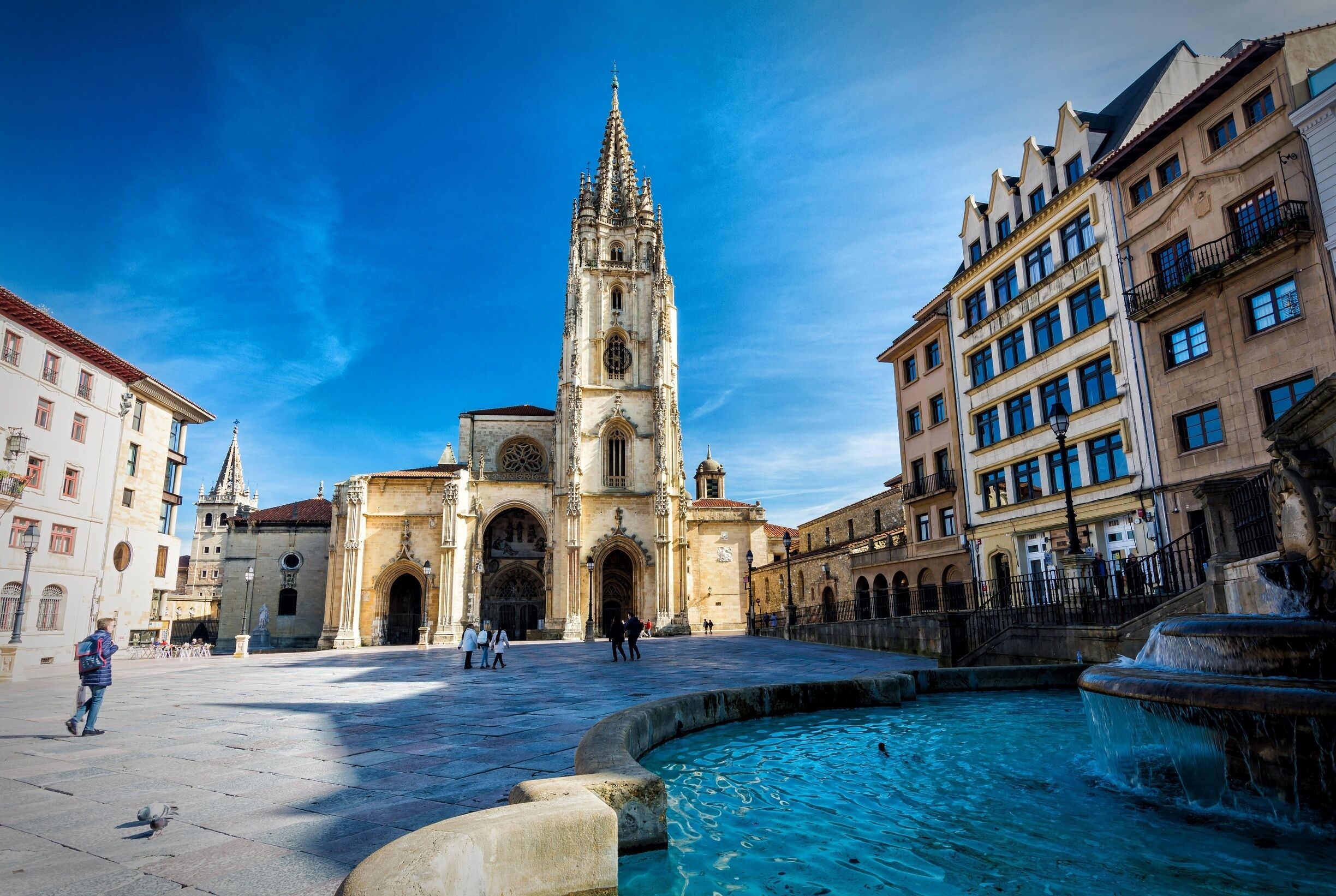 The Oviedo Cathedral, in Asturias, Spain, rises tall in the middle of the city. It displays an array of architectural styles, from Pre-Romanesque to Baroque. It is a beautiful sight if you are in the area.
#troveontuesday #culture