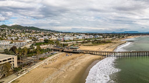 Ventura California. Beach Pier. Aerial scenic Panorama