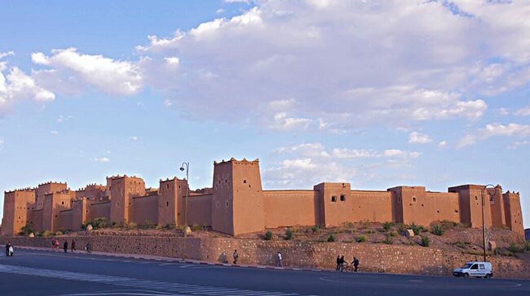 This part of Morocco is known for its many Kasbahs. A Kasbah is like a palace built in clay and mud with tall walls and towers and few windows facing the outside environment. Kasbah Taourirt in Ouarzazate is very well preserved and serves to day as a museum. The place is worth a visit and is listed on Unesco`s World Heritage List.