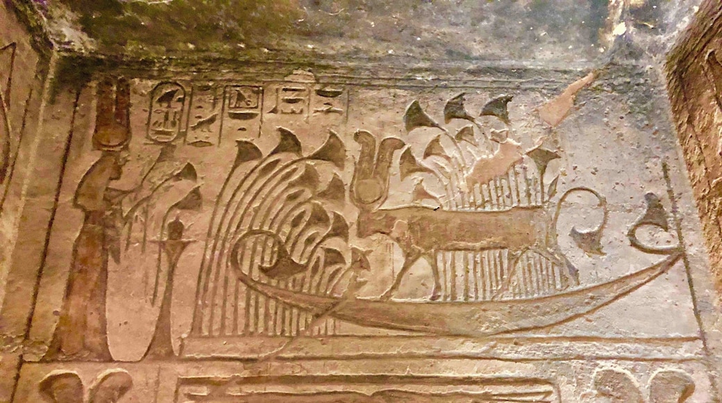 Carvings inside the temple