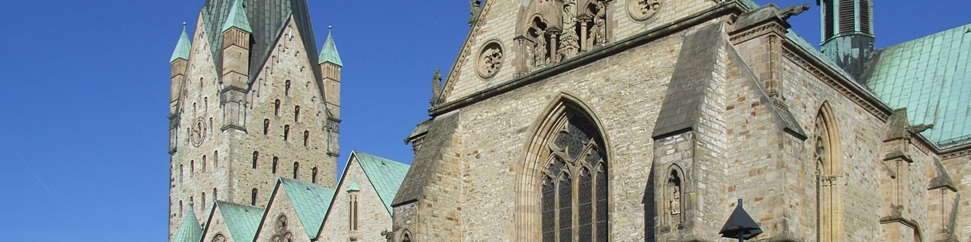 Paderborn, Deutschland: Paderborn Cathedral.