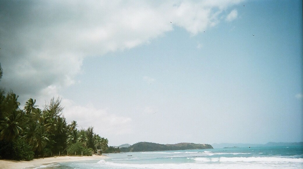 Disposable picture of the Caribbean Sea from Haiti.
