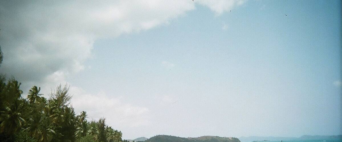 Disposable picture of the Caribbean Sea from Haiti.