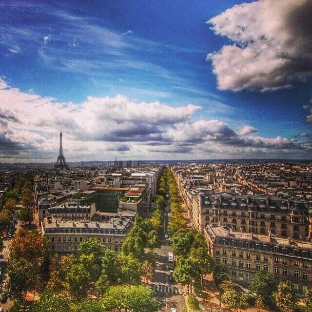 The 360 view at the Arc de Triomphe is one of the best in Paris. I almost like it more than the Eiffel Tower because you can SEE the Eiffel Tower! 