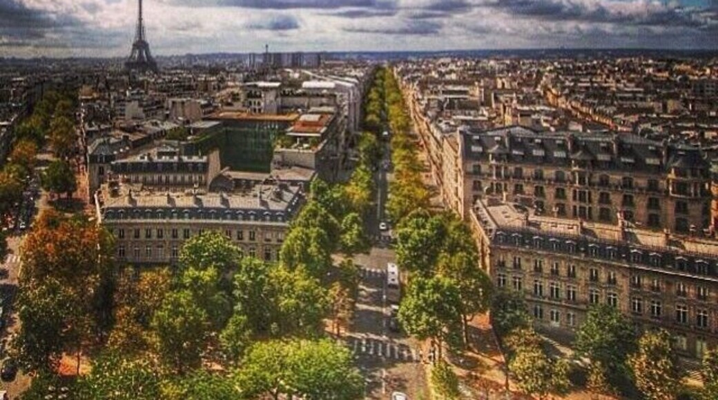 The 360 view at the Arc de Triomphe is one of the best in Paris. I almost like it more than the Eiffel Tower because you can SEE the Eiffel Tower!
