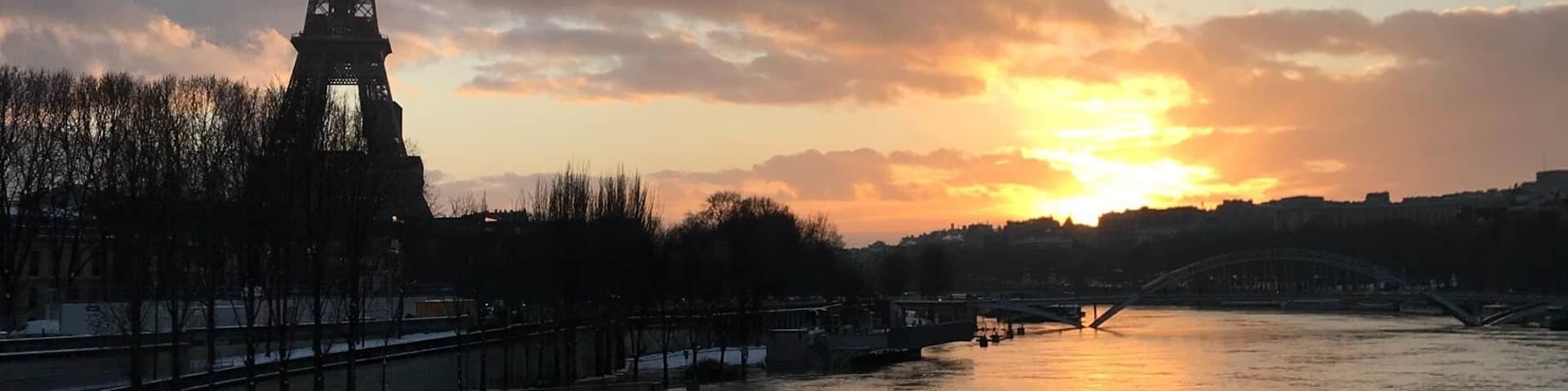 Iconic landmark at the end of another busy day of being top of many people’s sightseeing must do’s in Paris