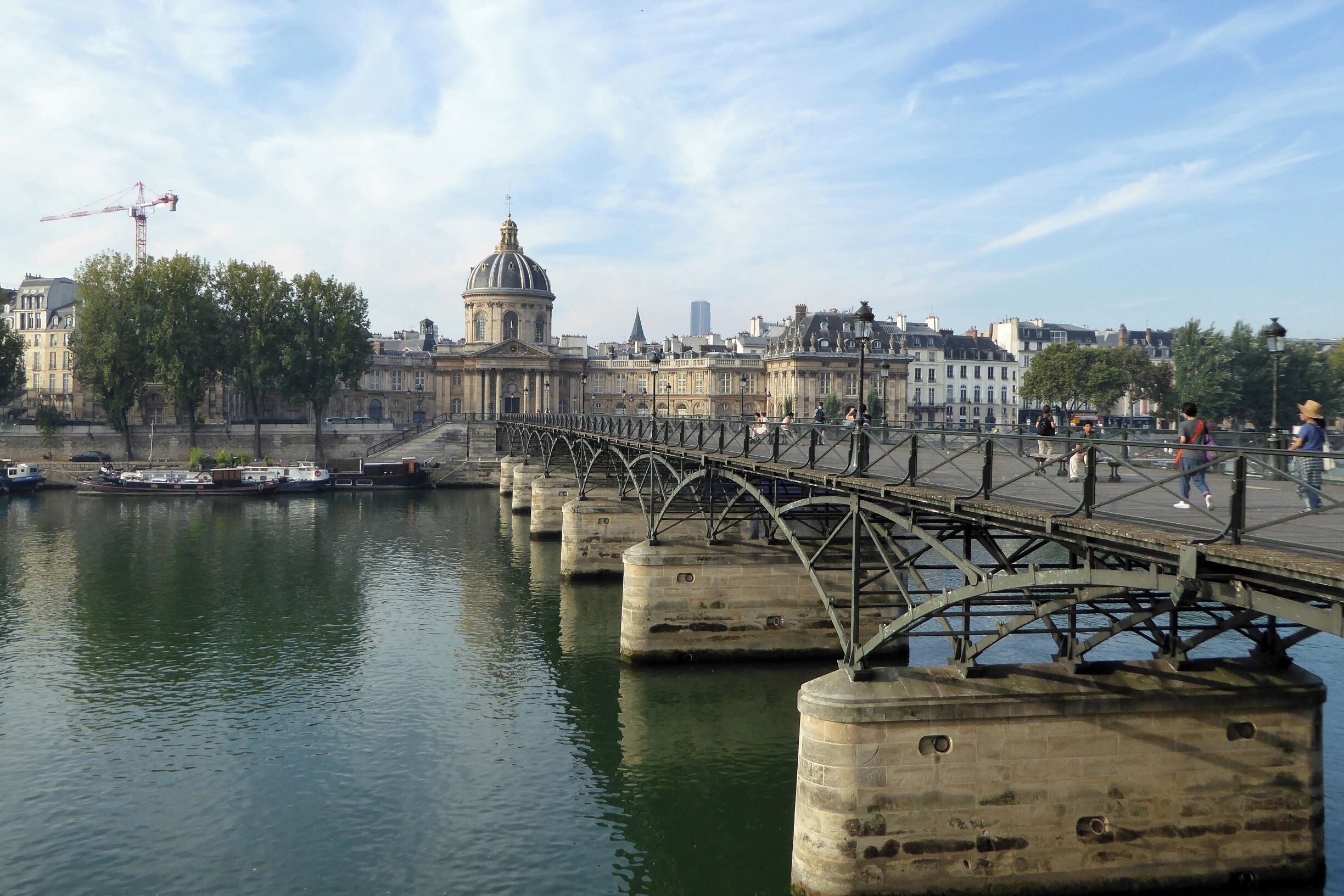 Pont des Arts opposite The Louvre.