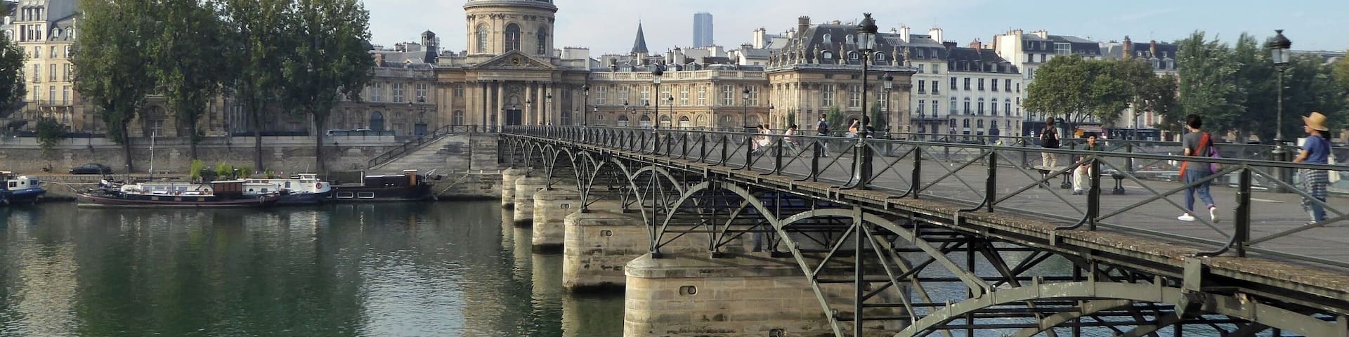 Pont des Arts opposite The Louvre.