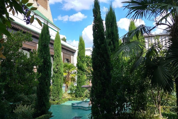 The gardens of the grande Mosque are very peaceful with design and layout of North African gardens must go and visit especially on a sunny day.