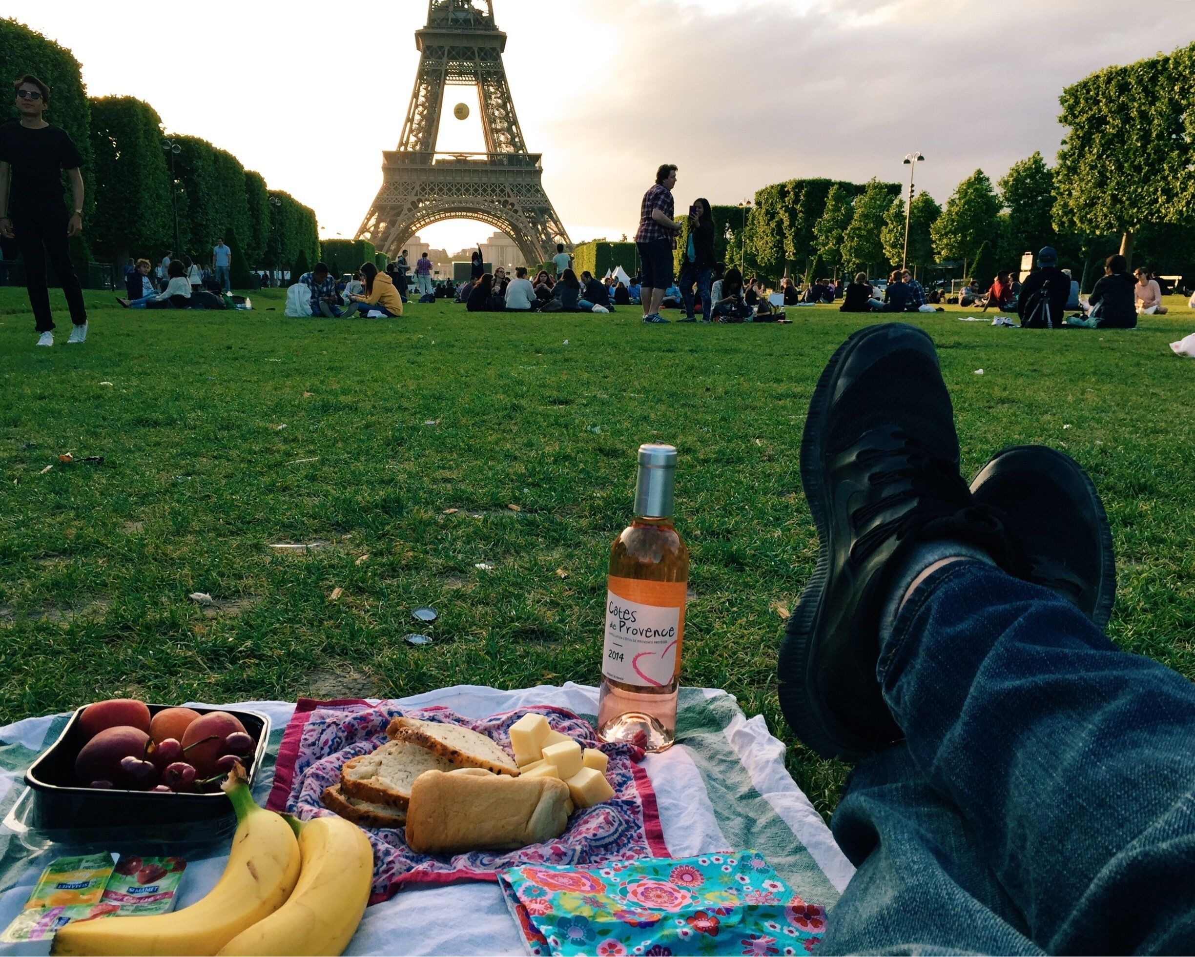 When in Paris be like the Parisian. Go picnic at the many parks available in summer. Loosen up and enjoy yourself with some food with wine or beers. 