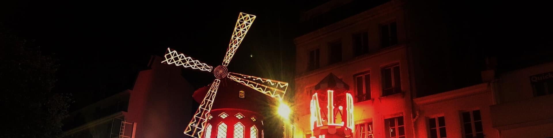 I was told that this cabaret house still retains its vintage Bohemian French décor and furniture. The Red windmill and psychedelic lights on it, makes Moulin Rouge the most flamboyant Parisian site and I simply loved it....
Excerpts from https://theredbagandpurpleshoes.wordpress.com/2015/02/15/if-in-love-ever-city-is-paris/