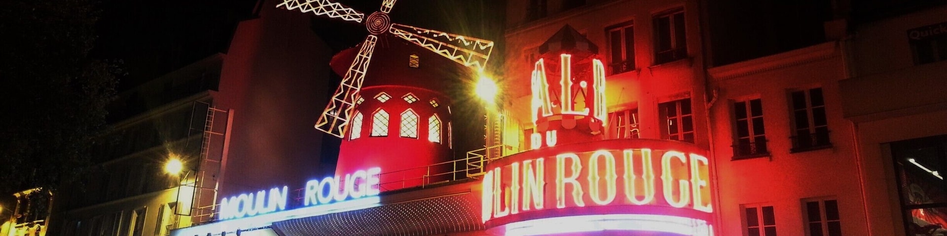 I was told that this cabaret house still retains its vintage Bohemian French décor and furniture. The Red windmill and psychedelic lights on it, makes Moulin Rouge the most flamboyant Parisian site and I simply loved it....
Excerpts from https://theredbagandpurpleshoes.wordpress.com/2015/02/15/if-in-love-ever-city-is-paris/