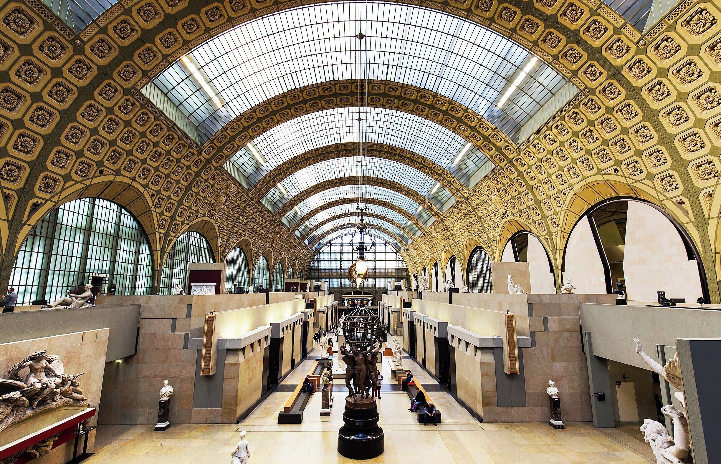 The beautiful Beaux-Arts interior of this train station turned museum.  The open space in this museum makes it feel quite accessible despite it's extensive collection.  My favorite gallery was the Impressionist Gallery, which is world-renowned with works by all the masters, including Monet, Manet, Renoir, Cézanne and Van Gogh.  Definitely allot a couple of hours here on your next visit to Paris.