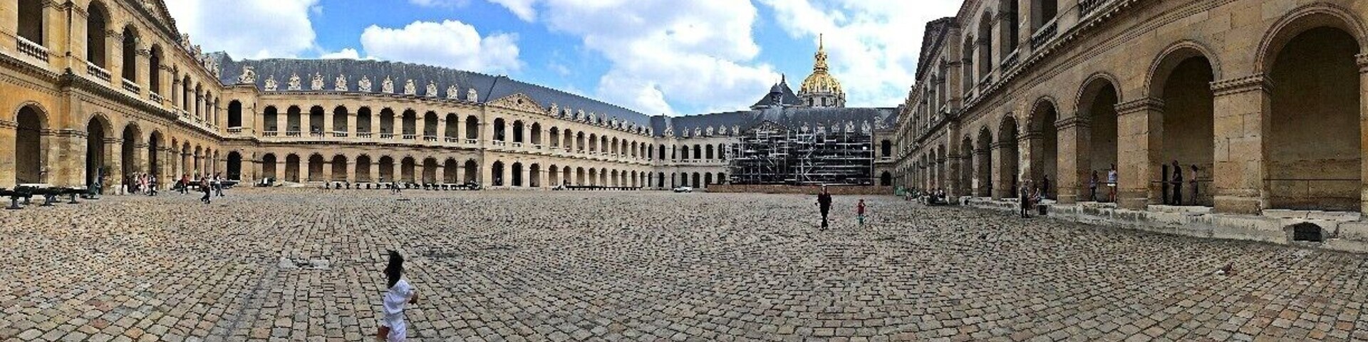 The Musée de l'Armée (Army Museum) is a national military museum of France located at Les Invalides in the 7th arrondissement of Paris.
The Musée de l'Armée was created in 1905 with the merger of the Musée d'Artillerie and the Musée Historique de l'Armée. The museum's seven main spaces and departments contain collections that span the period from antiquity through the 20th century.
The Main Courtyard is the center of the Hôtel National des Invalides and displays a large part of the artillery collections, gathered during the French Revolution. The collection traces 200 years of the history of French field artillery and enables visitors to discover how the equipment was manufactured, its role and the history of great French artillerymen.
The Dôme des Invalides, which contains Napoleon I's tomb, is the emblem of the Hôtel National des Invalides and an unmissable monument in the Parisian landscape.
Excellent displays for an afternoon trip.