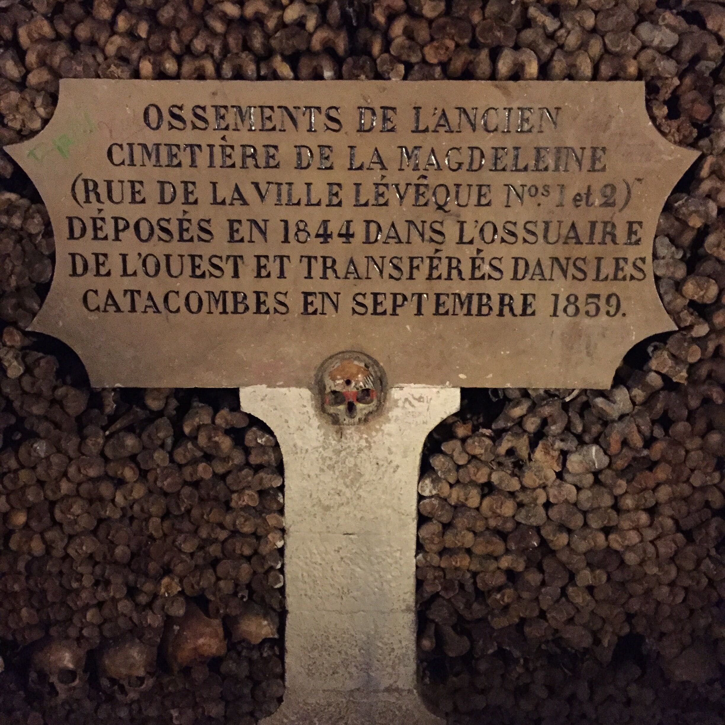 The catacombs were really interesting, all the while a bit eerie too when you took heed of what you were actually encountering. The queue was a couple of hours easily and this was October time. The scale of it was immense, certainly worth the wait though. There's a lot more to see in Paris than the Tour de Eiffel , although again I love to head to the sommet and see all of Paris. 