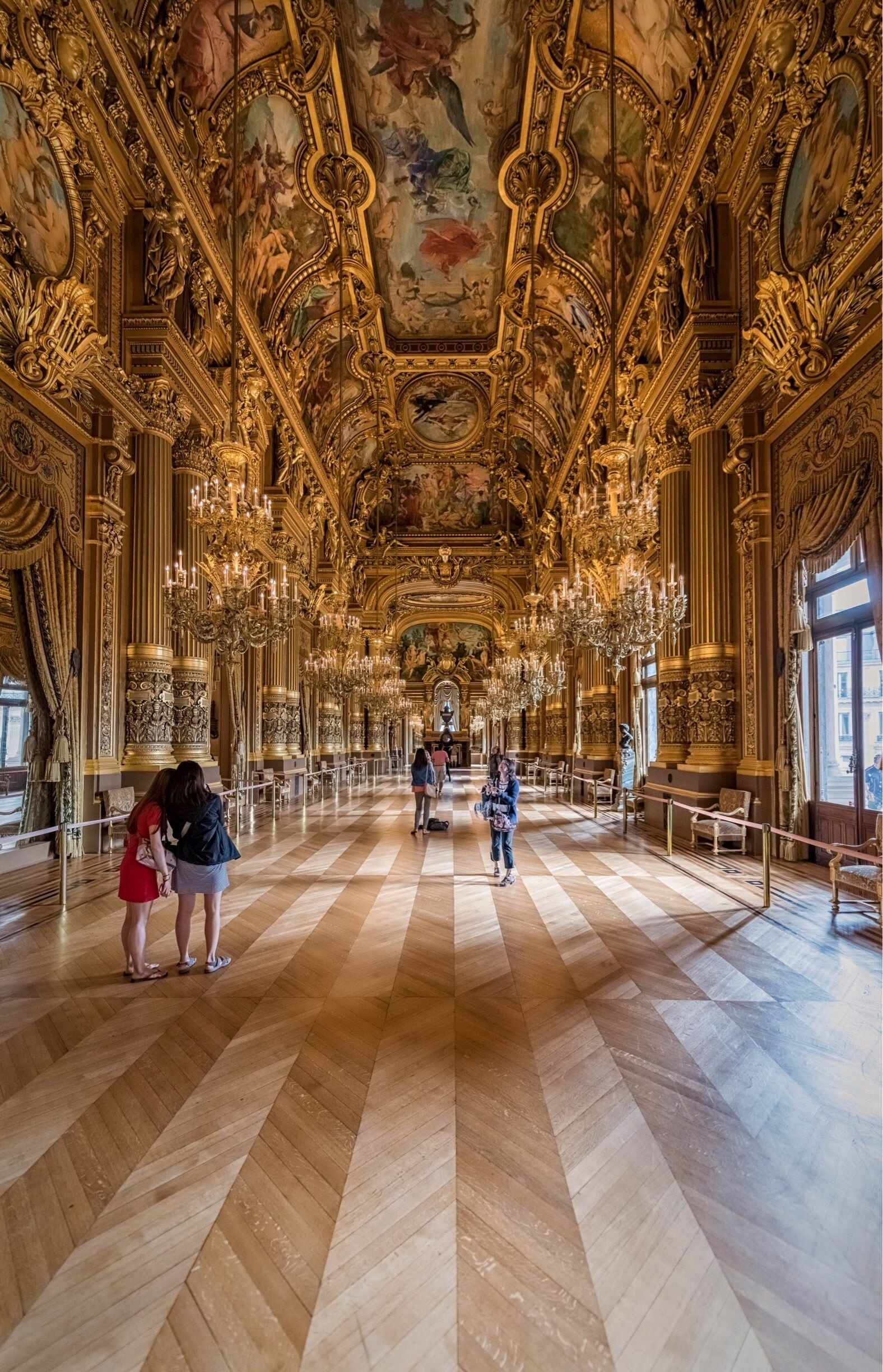 One of the most beautiful buildings in Paris. The opera national/palais Garnier. The splendour and opulence op the different parts of this building is incredible