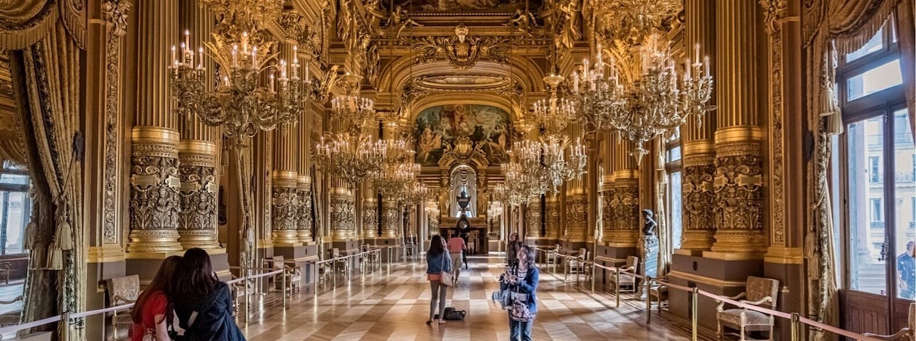 One of the most beautiful buildings in Paris. The opera national/palais Garnier. The splendour and opulence op the different parts of this building is incredible