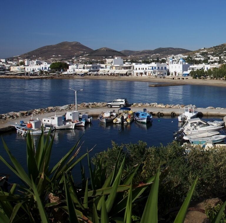 A view of Paros .. Another Greek island that's quite charming.