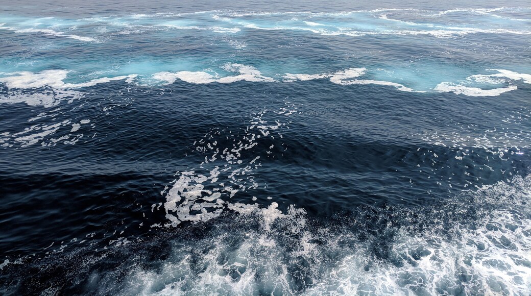 On the ferry, on the way to Paros Island from Athens. Early morning skies and early morning waters. Look at those colors! #culture Paros Island, Greece August 2018.