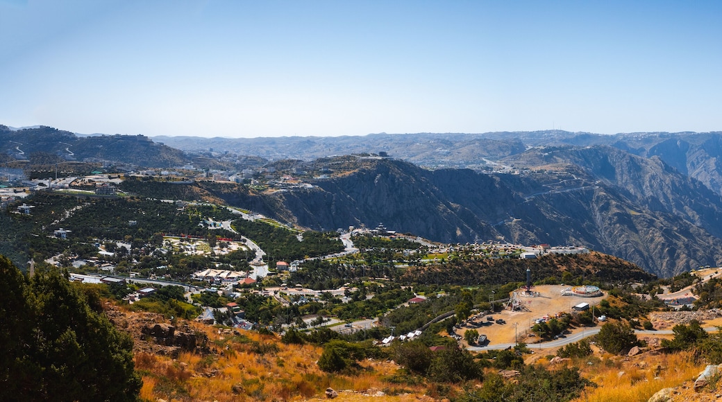 Pano of Raghadan Park in Al Bahah, Saudi Arabia