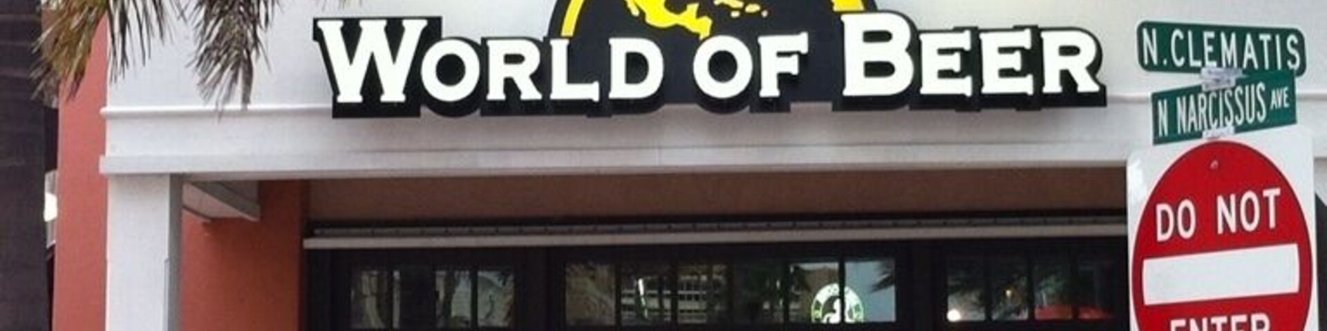 Clematis World of Beer in West Palm Beach has local happy hour, drink, food and live music.