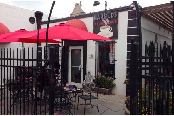 Harold's A Coffee Lounge is a great spot to observe the local arts crowd and some unusual/interesting and somewhat amusing characters. Very comfortable setting with very good coffee/espresso drinks and pastries. Near the intercostal and not far from the popular Clematis Street area. Harold's is located at 509 Northwood Rd West Palm Beach 33507.