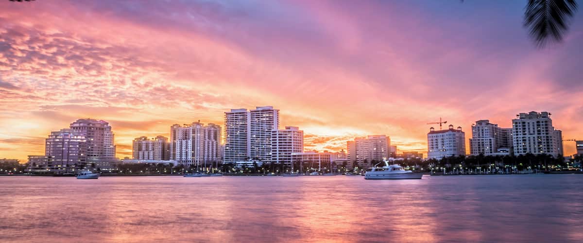 City skyline of West Palm Beach