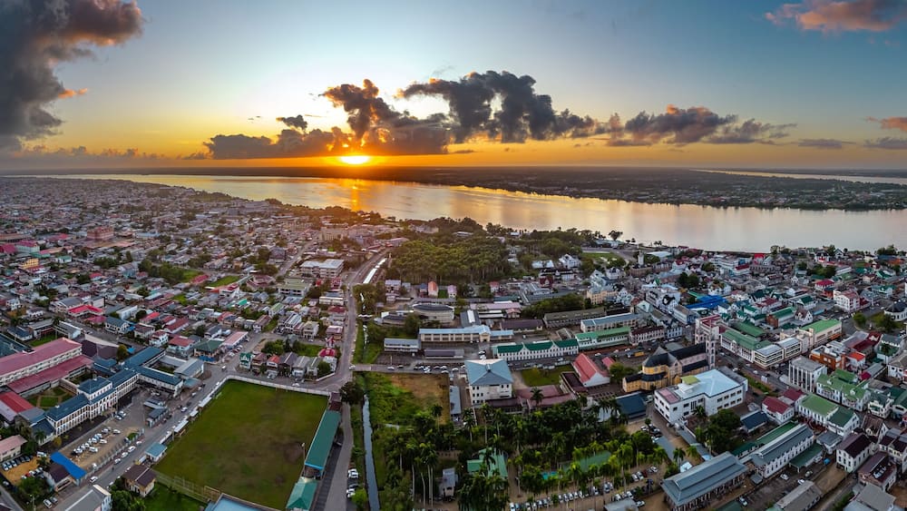 Panorama of Paramaribo, Surinam