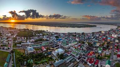 Panorama of Paramaribo, Surinam