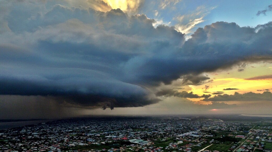 Storm above Paramaribo
