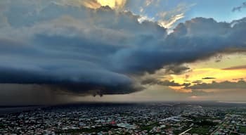 Storm above Paramaribo