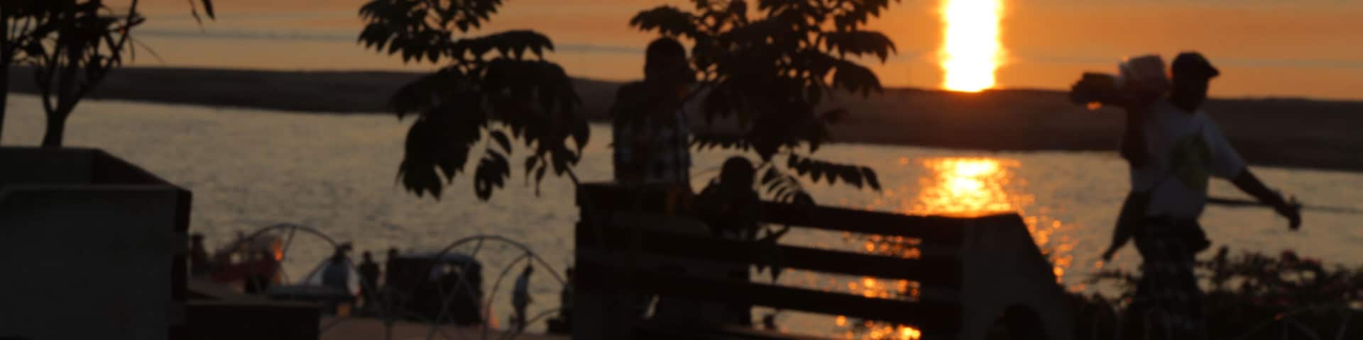 atardecer en Pucallpa Perú