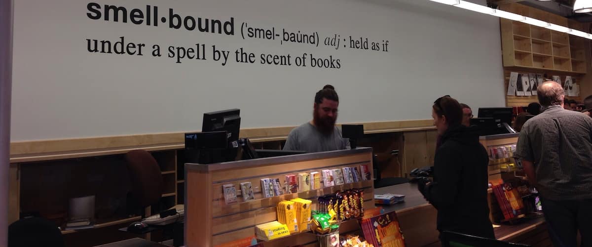 Biggest bookstore in Portland.