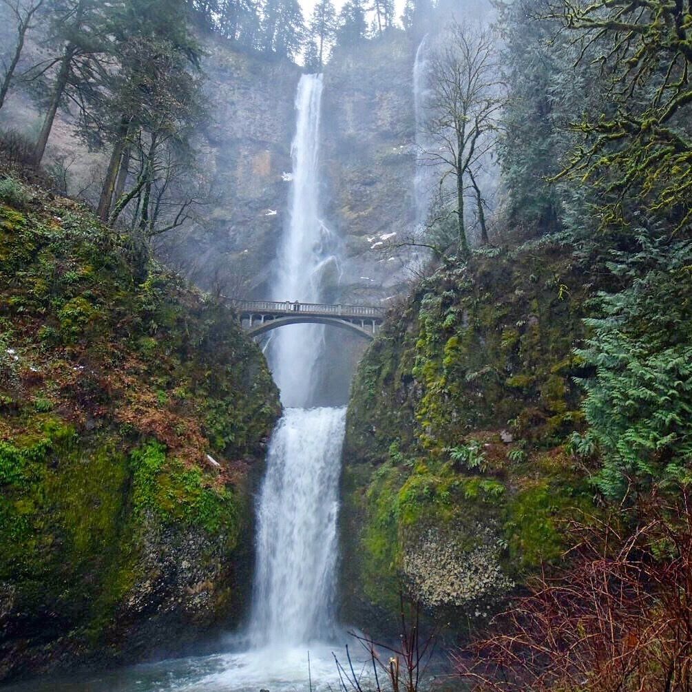Cool spot in the Columbia River Gorge, Oregon... many short hikes around