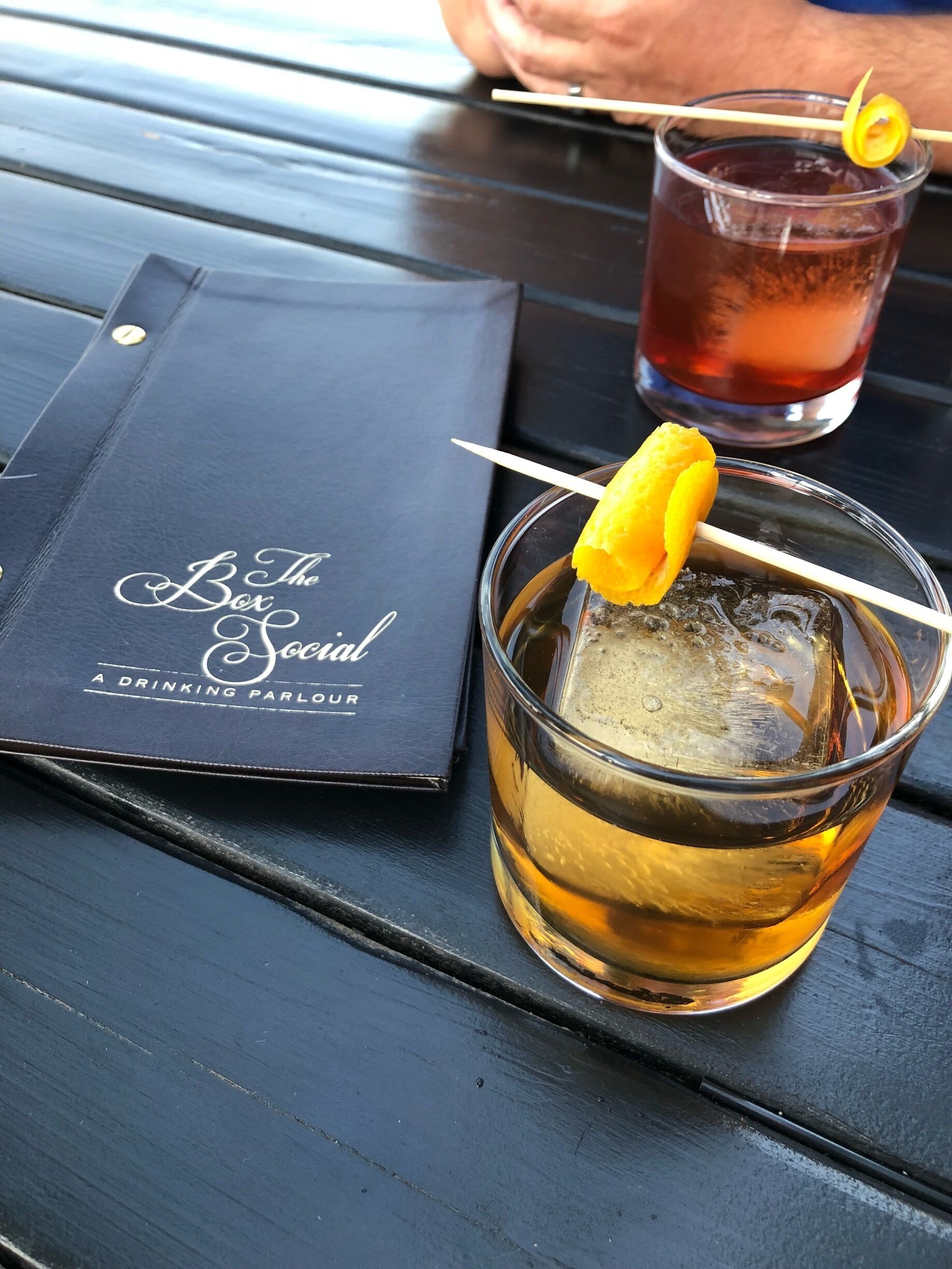 Delicious cocktails & snacks in NoPo! #theboxsocial #pdx #lifeatexpedia 