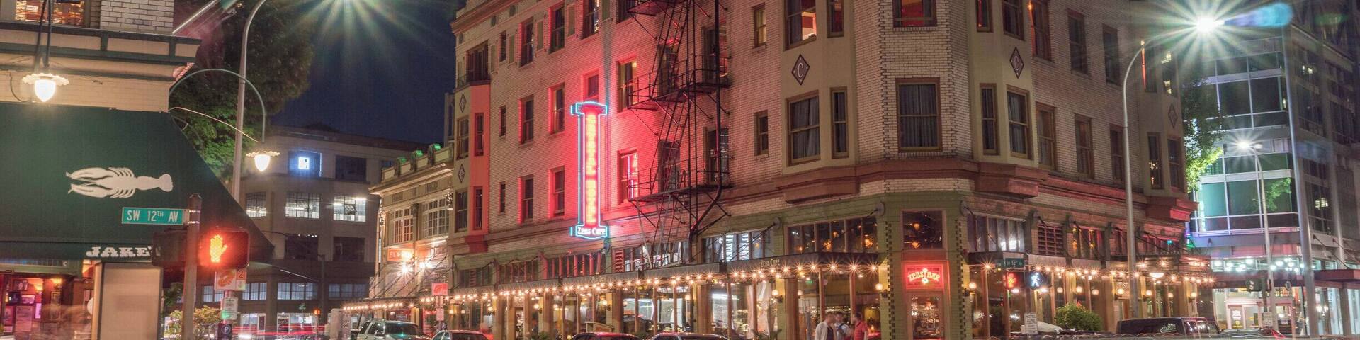 Just across the street from Powell's Books is the McMenamins Crystal Ballroom and Hotel. The McMenamin brothers have made it their life mission to save historic structures and turn them into unique restaurants and hotels. Stop here for handcrafted local brews and food.