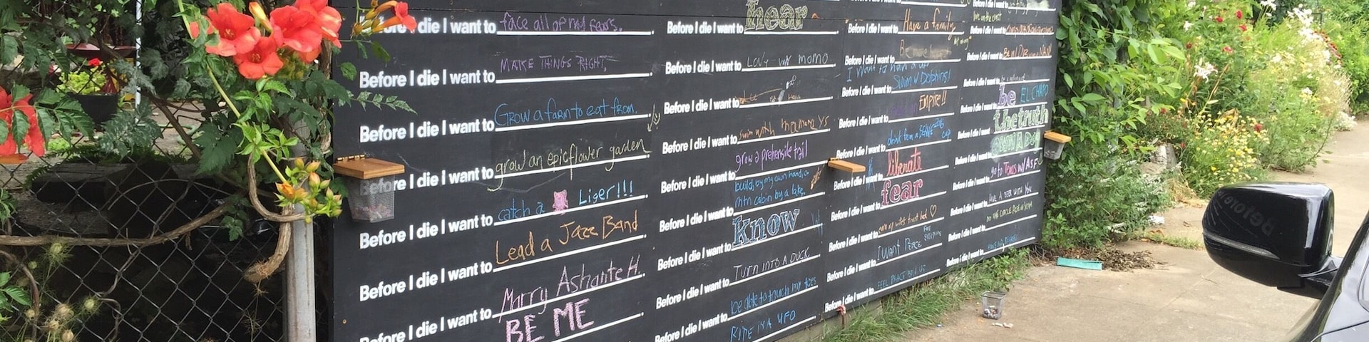 Before i die...