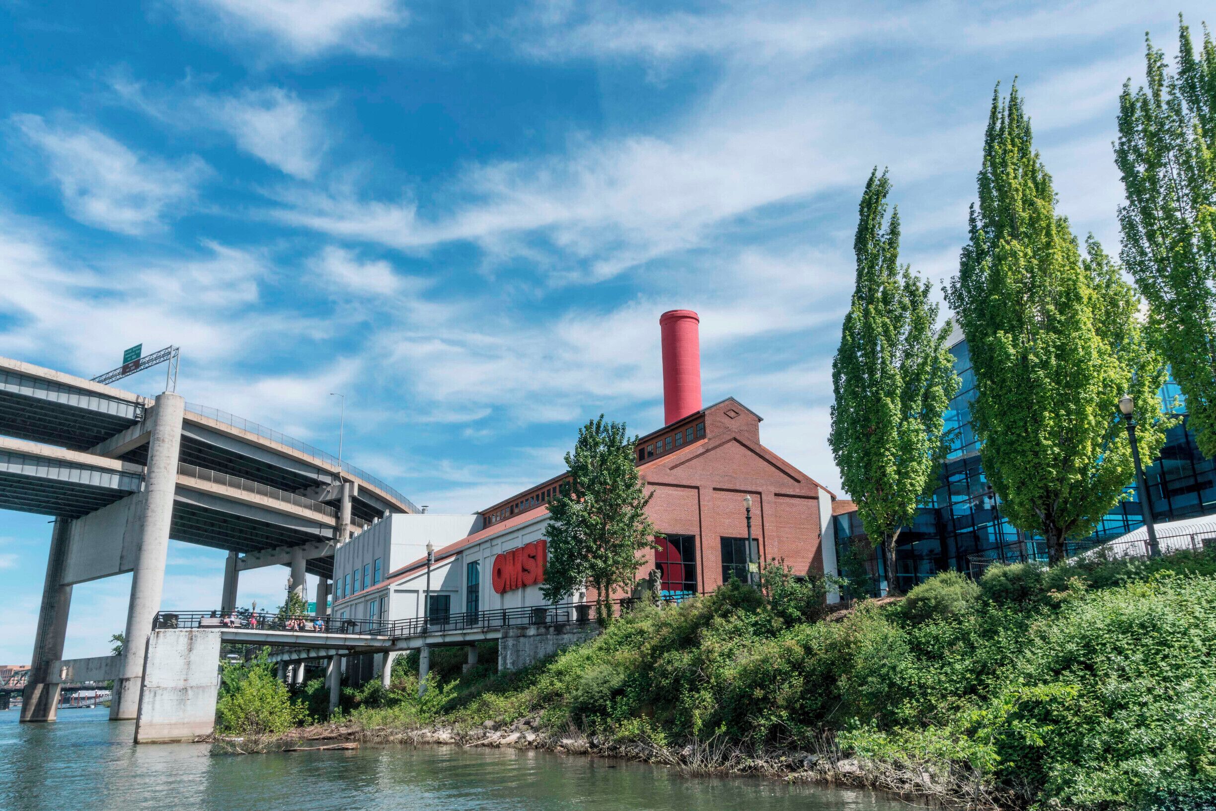 Start your Portland bridge walk at OMSI. Great science exhibits and IMAX theater.