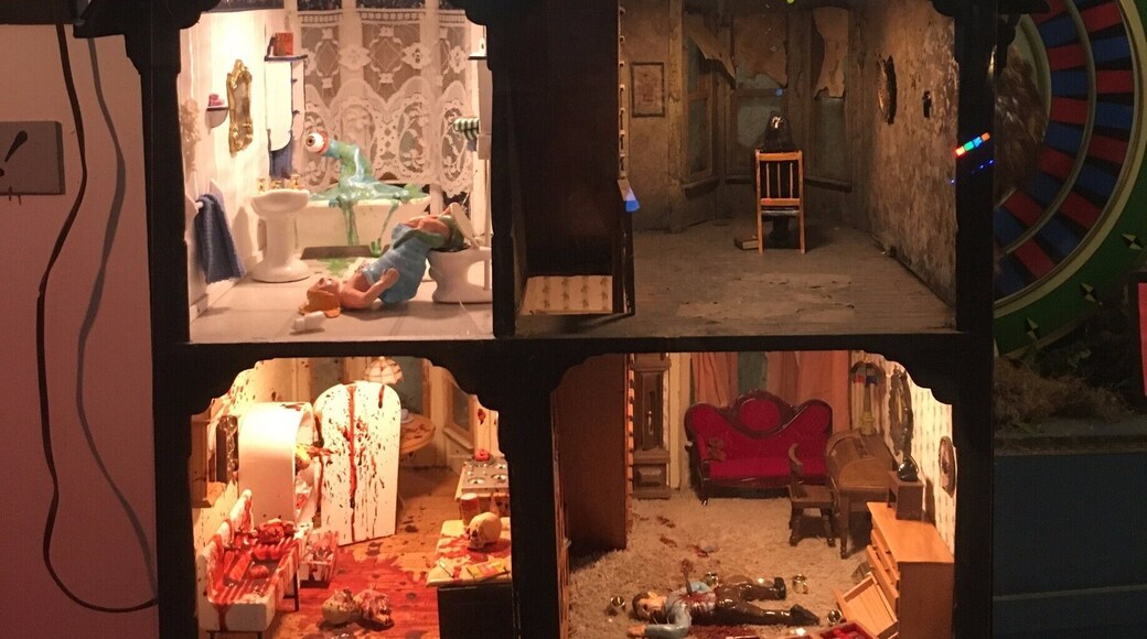 If you bring your dog, you can get in free! Godzilla is visiting the Peculiarium at the moment.