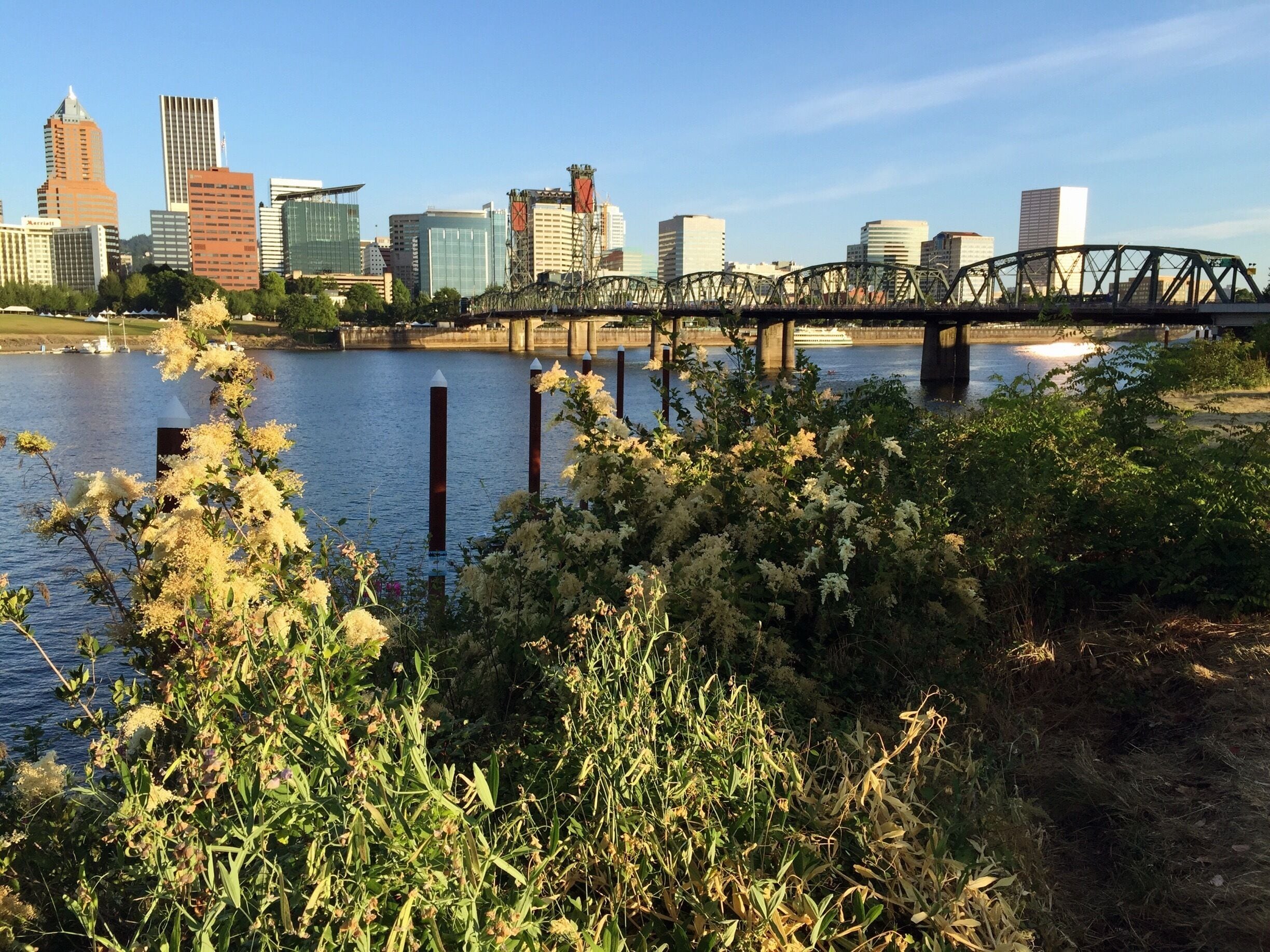 The Eastbank Esplanade is the perfect place to walk, jog, or cycle if you're visiting Portland, Oregon. Take in the impressive views of the city and the Willamette River from the numerous viewpoints. I really enjoyed reading the many signs along the way that share the history of Portland with passersby.