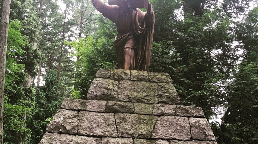 So many Jesus statues...in nature.