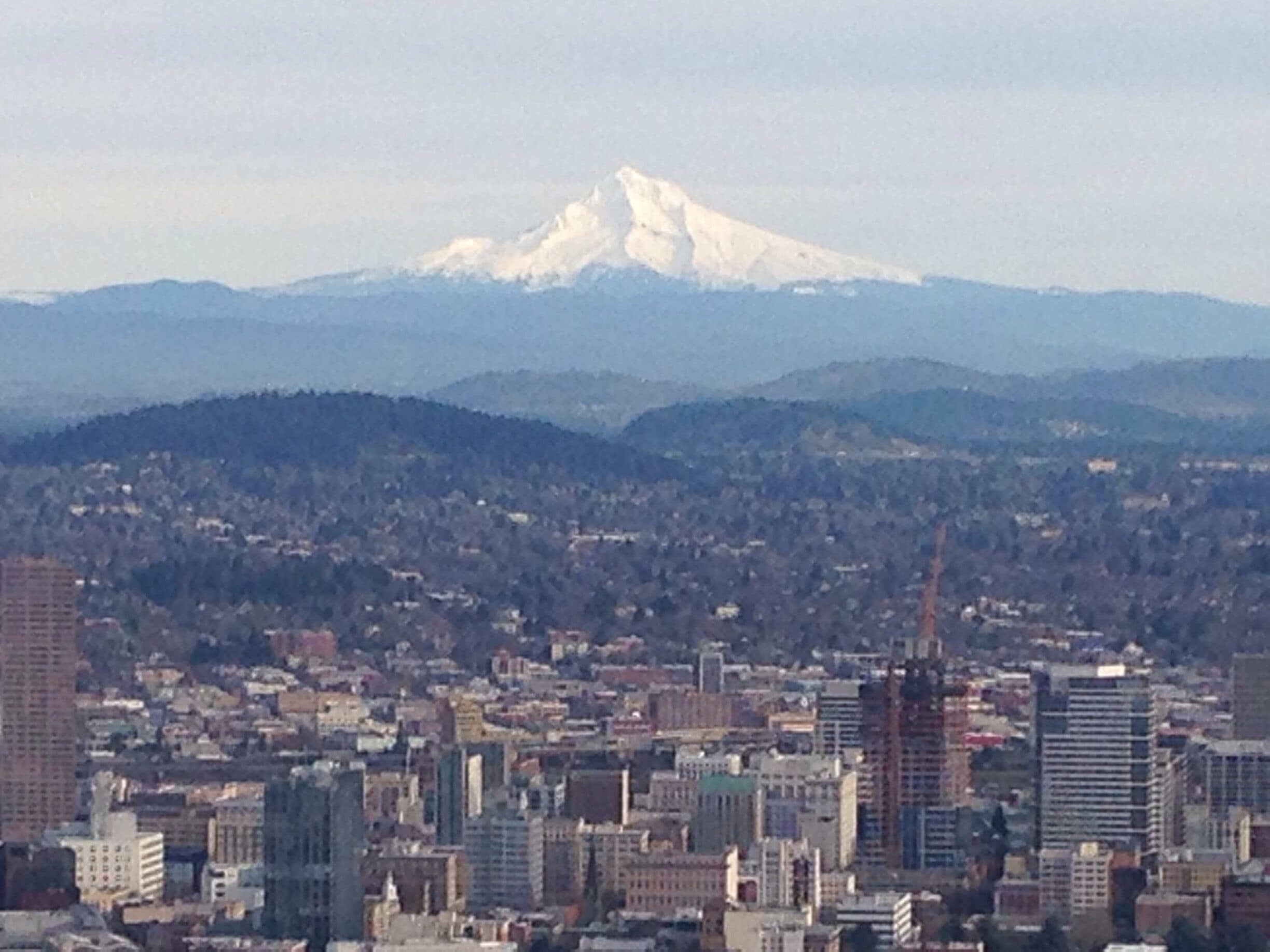 View of mount hood. #roadtrip #mountains 